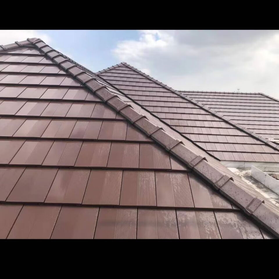 房顶瓦片平板瓦陶瓷平板瓦屋顶瓦片别墅瓦片-浩驰 单片094【图片 价格