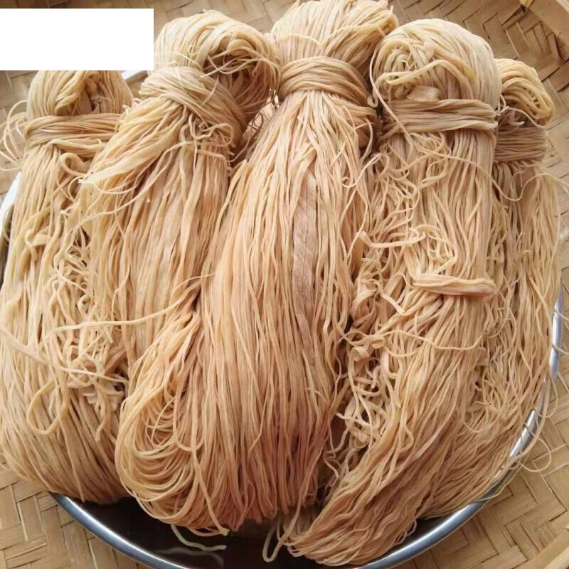 500g正宗普宁咸面线潮汕面条长寿面条农夫日晒手工面条1斤潮汕面条