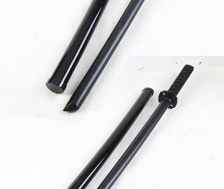 道具刀居合道剑道木刀实木带鞘可选训练合气道日式儿童木剑未开刃 100