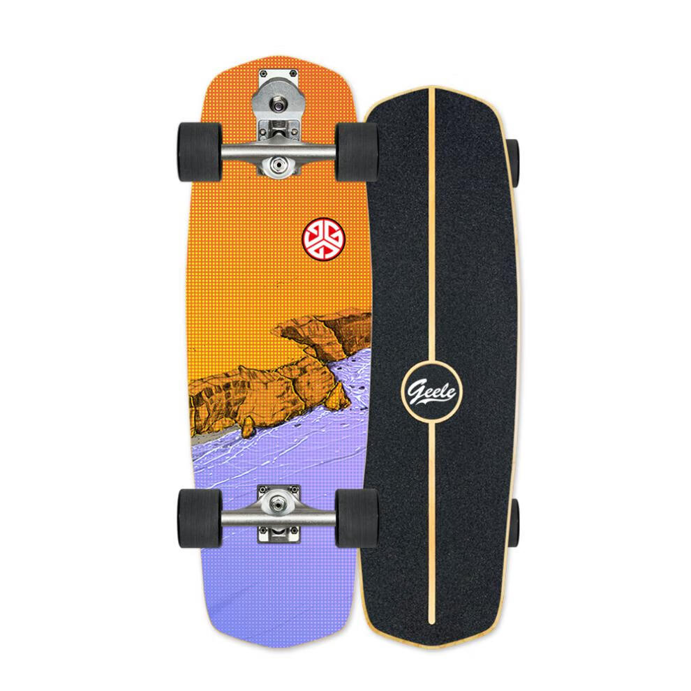 geele陆地冲浪板专业s7滑雪训练板smoothstar推进器slide模拟冲浪滑板