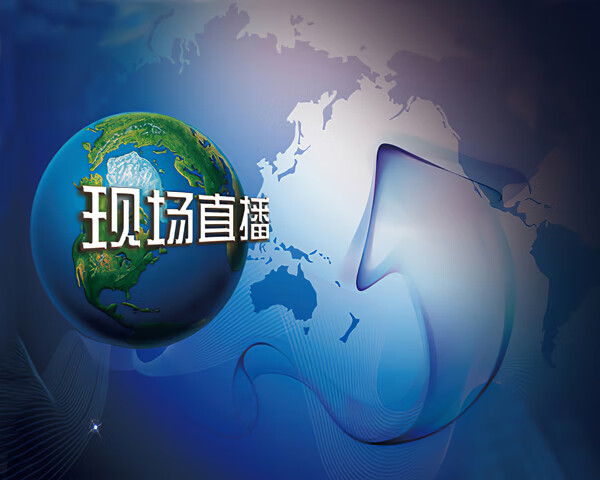 整幅无接缝3d口才演讲新闻直播背景高清立体天气预报主播背景挂布 深