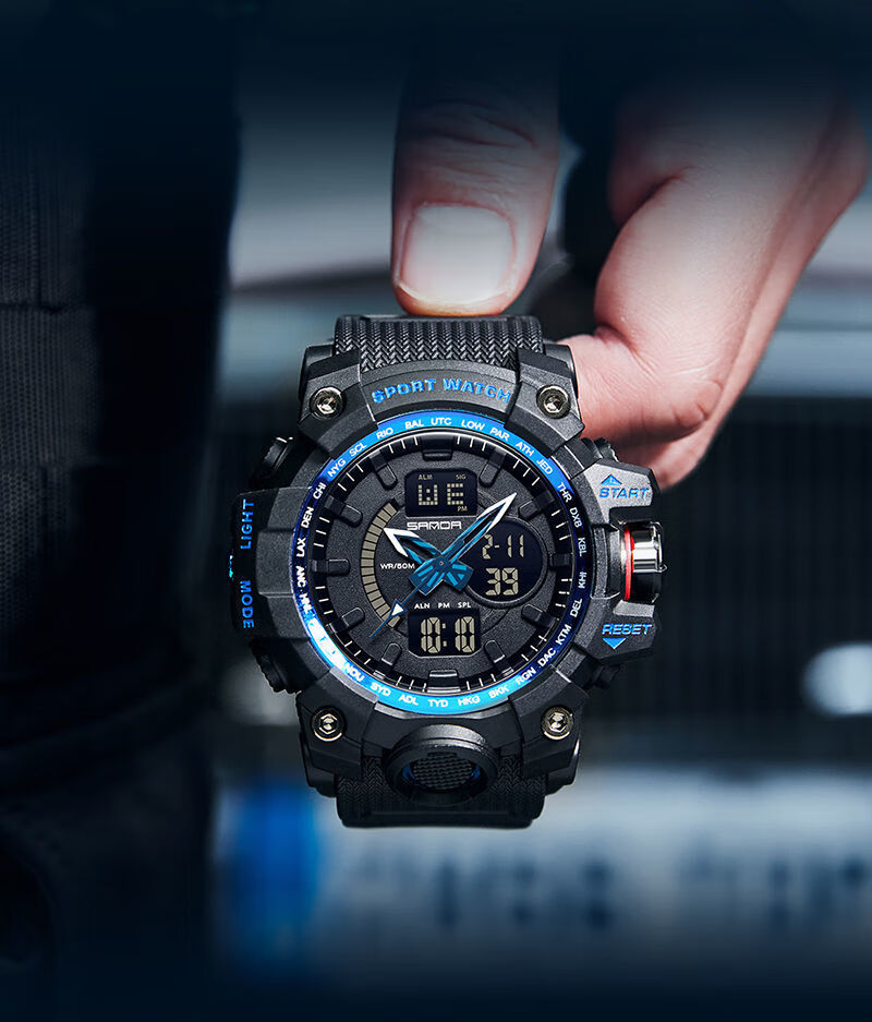 手表男士初高中学生男孩潮流青少年防水防摔夜光运动机械风表 星爵