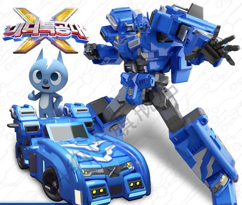 精灵战车玩具迷你x儿童特工队玩具x变形机器人金刚弗特赛米男孩机甲