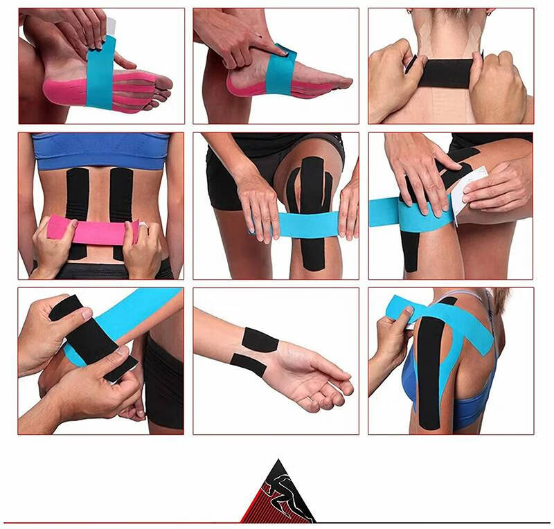 运动专用肌肉贴 运动绷带跑步羽毛球篮球健身专用跟腱肌贴自粘胶布肌