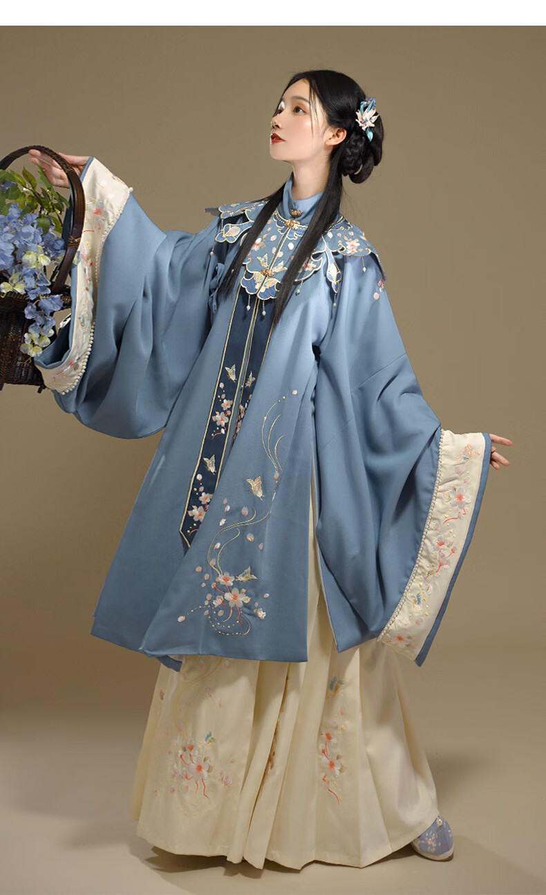 bianyemu汉服女明制云肩立领长袄风绣马面裙单件马面裙s