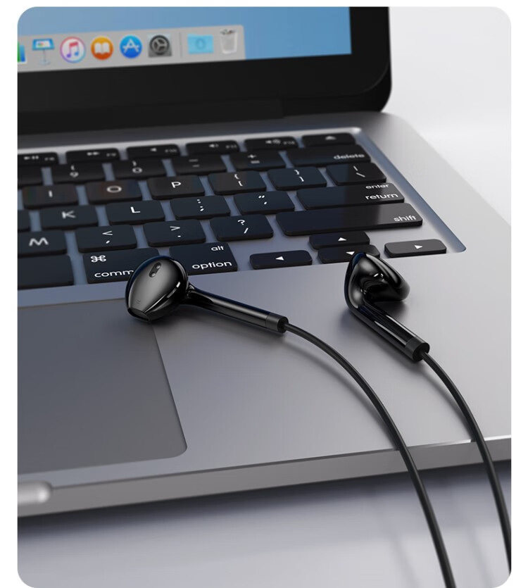 电脑耳机带麦克风入耳式双孔电竞游戏耳塞专用台式机吃鸡直播长线双