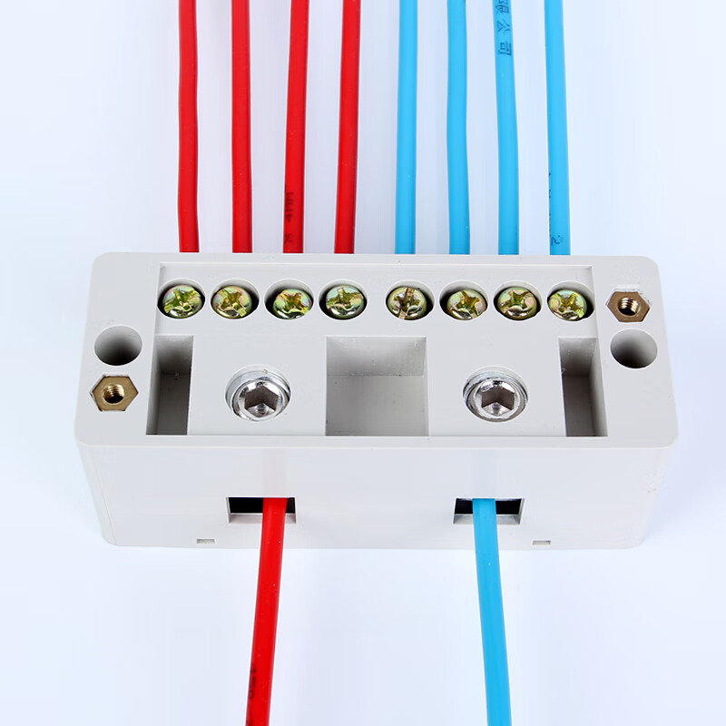 二进八出接线盒自升式接线端子220v家用电线分线器单相分线盒