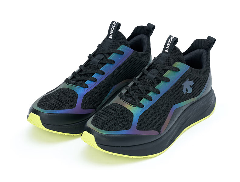 descente迪桑特 running 男子 跑鞋 d2131rrn05 黑色-bk 40【图片