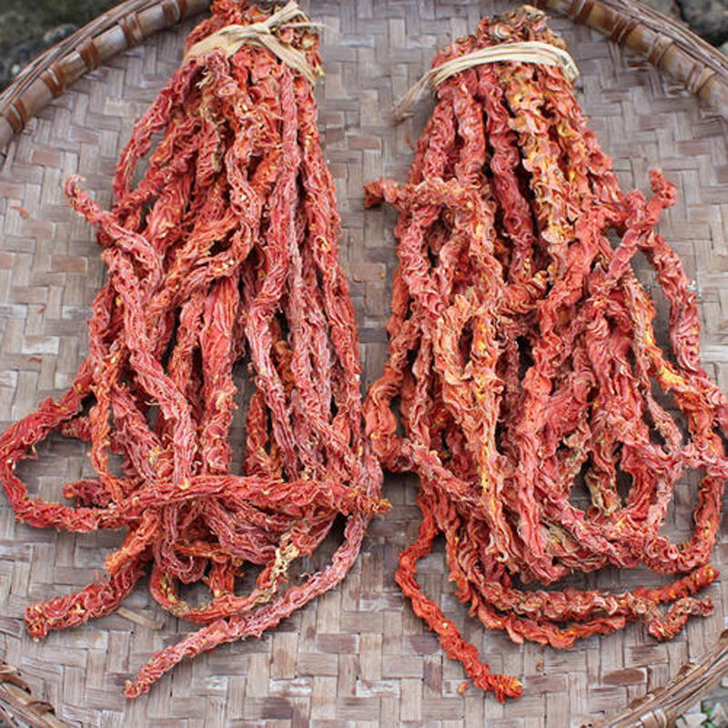 四川自贡红萝卜干 多规格 青草萝卜圈青草萝卜卷四川 日晒红萝卜卷
