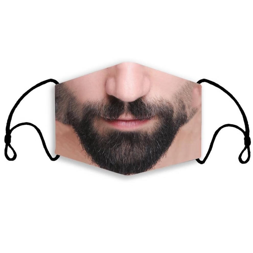 恬羽万圣节抖音仿真人脸沙雕丑脸搞怪奇葩3d口罩搞笑表情潮款个性图案