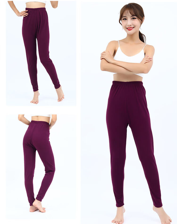 高品质冬季加绒加厚秋裤保暖裤女2021冬季新款德绒保暖裤女士秋裤女线