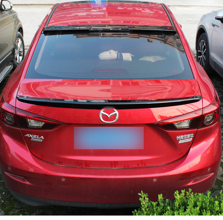 14-21款马自达3昂克赛拉尾翼次世代尾翼改装专用三厢车烤漆尾翼 20-21