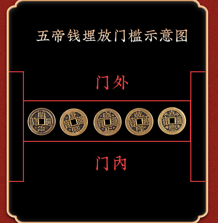 正玄古善加厚保真三六七十纯铜五帝钱仿古真铜钱顺治康熙雍正乾隆嘉庆