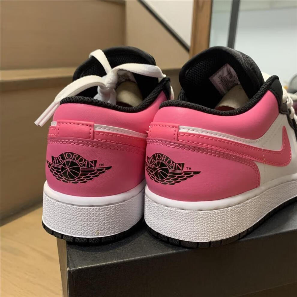 【官方旗舰】aj女鞋air 乔1 low 1 女神黑白粉樱花粉情人节低帮滑板鞋