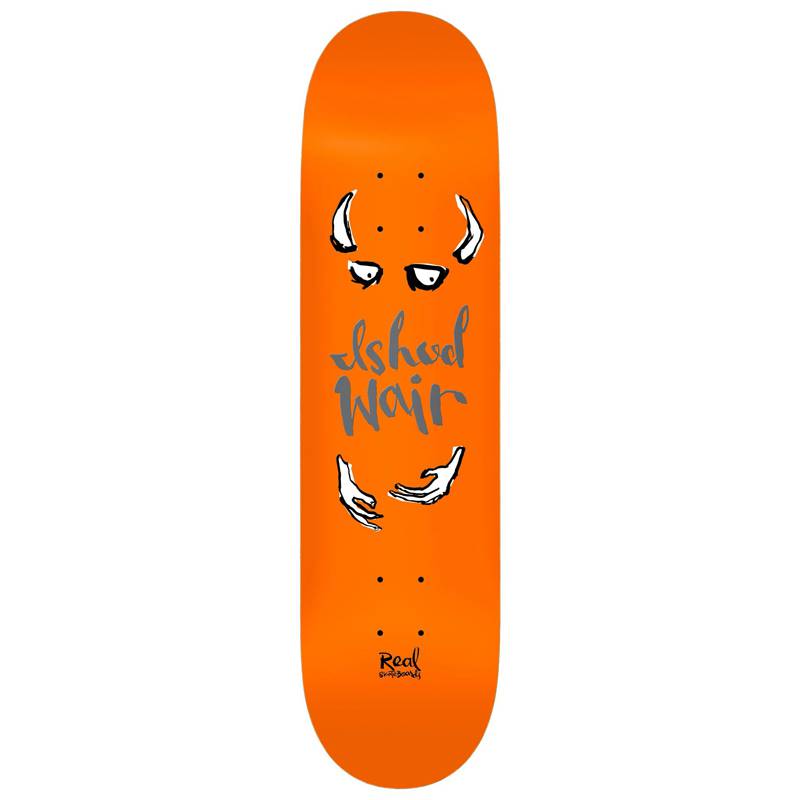 滑板real全新美国轻弹加拿大枫木板面双翘vboy滑板 深蓝色 签名款