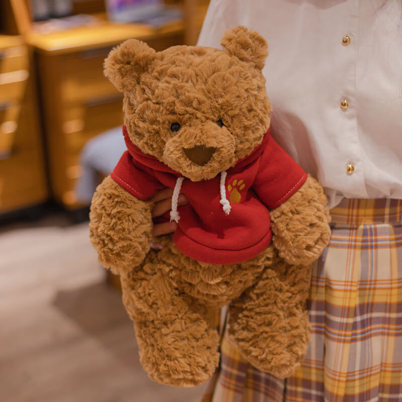 巴塞罗那熊ins泰迪熊公仔毛绒玩具巴塞罗熊生日礼物女玩偶布娃娃可爱