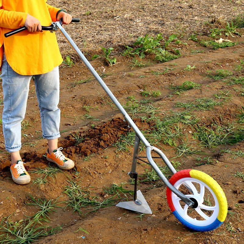除草神器工具农用锄草锄头翻地松土翻土机耕地犁地起垄开沟机小型耘锄