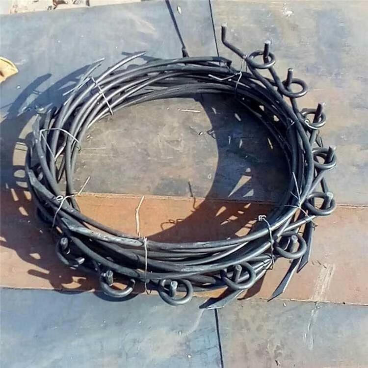 搂草机回收机耙齿弹簧钢齿地膜残膜配件大耙弹齿14粗爬齿间距7厘米