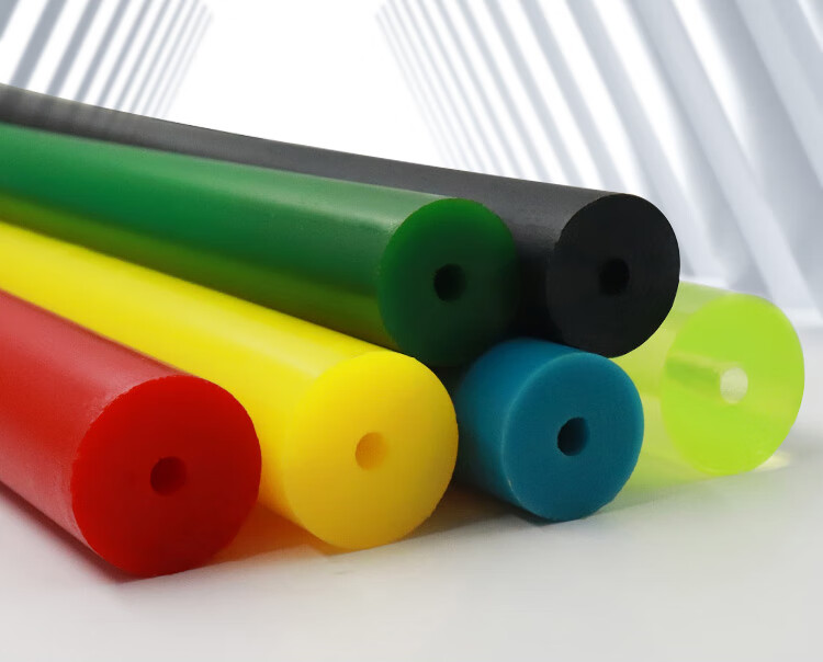 红黑色聚氨酯棒 空心棒 牛筋棒 彩色优力胶棒 弹力橡胶棒板 进口 各种