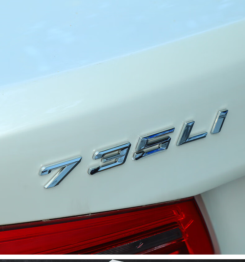 适用于适用于宝马新7系730li740li745li750li760li尾标字标车标数m标