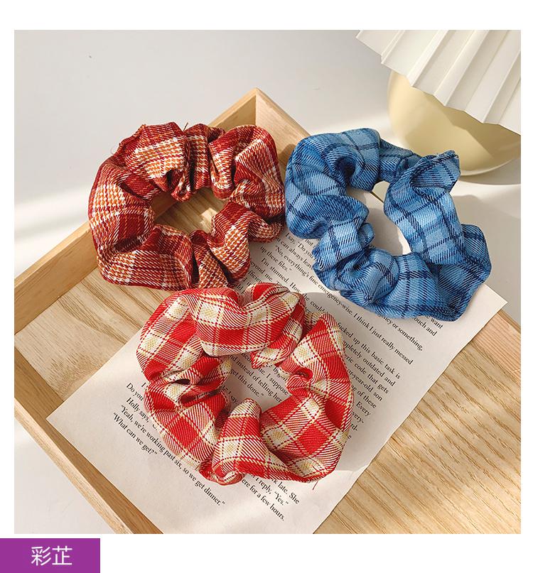 彩芷3件套闺蜜装肥肠圈头绳女大肠发圈网红法式少女ins粗扎马尾发饰酒