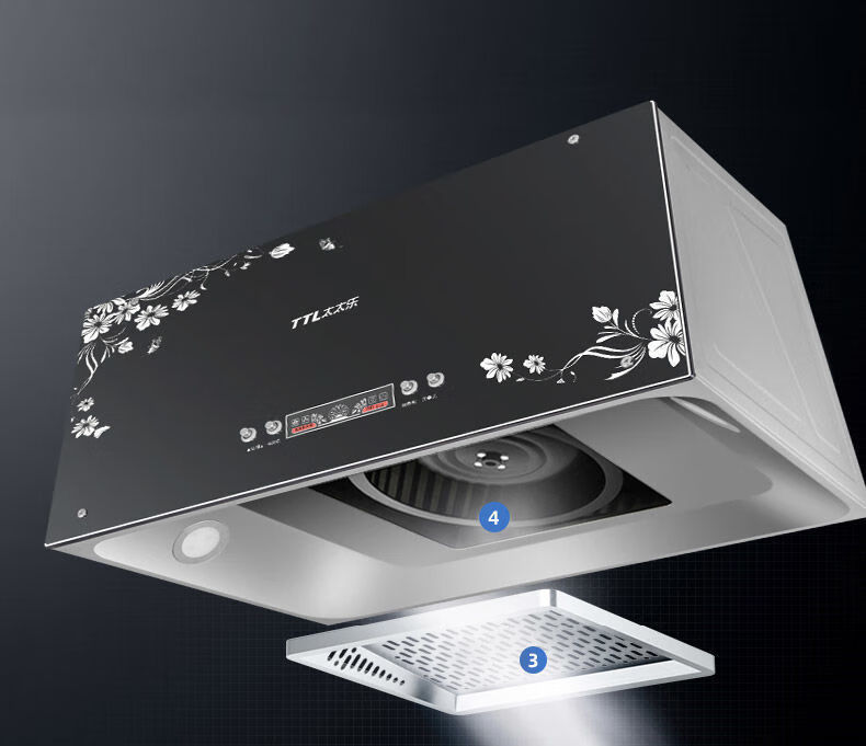 太太乐墙排式大吸力抽油烟机中式小型老式吸油烟机厨房抽烟机家用康佳