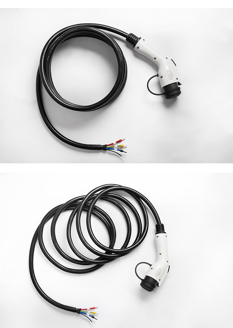 新能源汽车充电桩线7kw免接地通用便携式随车北汽比亚迪免接地宝5米