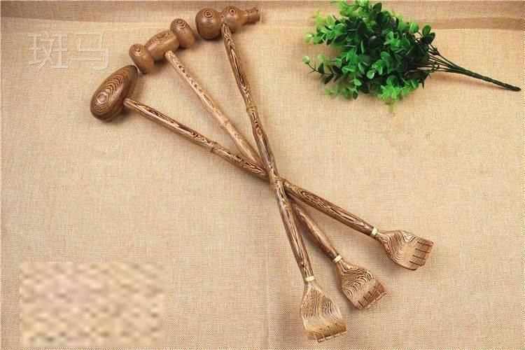 可狄抓痒耙子家居实用型抓背实木不求人神器檀木鸡翅