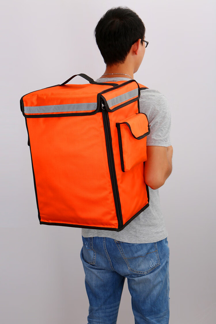 新款外卖箱外卖包背包双肩包保温包家电维修蛋糕披萨个性印刷岩立58升