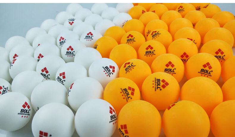 【50只装】boll三星级乒乓球多球训练比赛用新材料40 兵乓球 loki三星