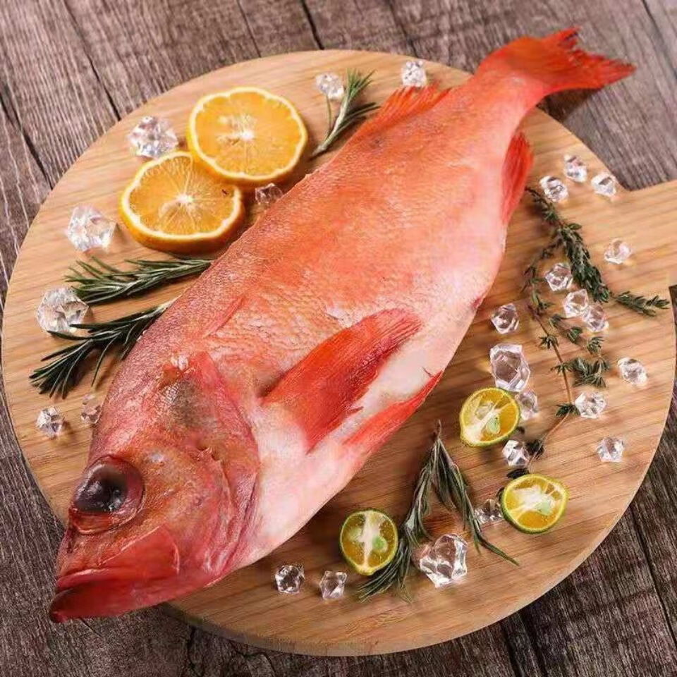 红石斑鱼3斤整条速冻大眼鱼富贵鱼深海鱼肉多刺少海鲜水产5斤5斤