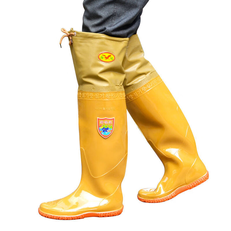 颂列下田插秧靴软底水田鞋插秧鞋高筒下水裤农田防滑靴水鞋水靴防水鞋