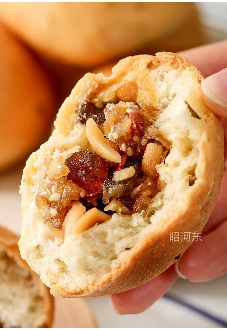 山西运城夏县特产枣蛋馍馉圈馍手工烤制土特产本地特色小吃 20个枣蛋