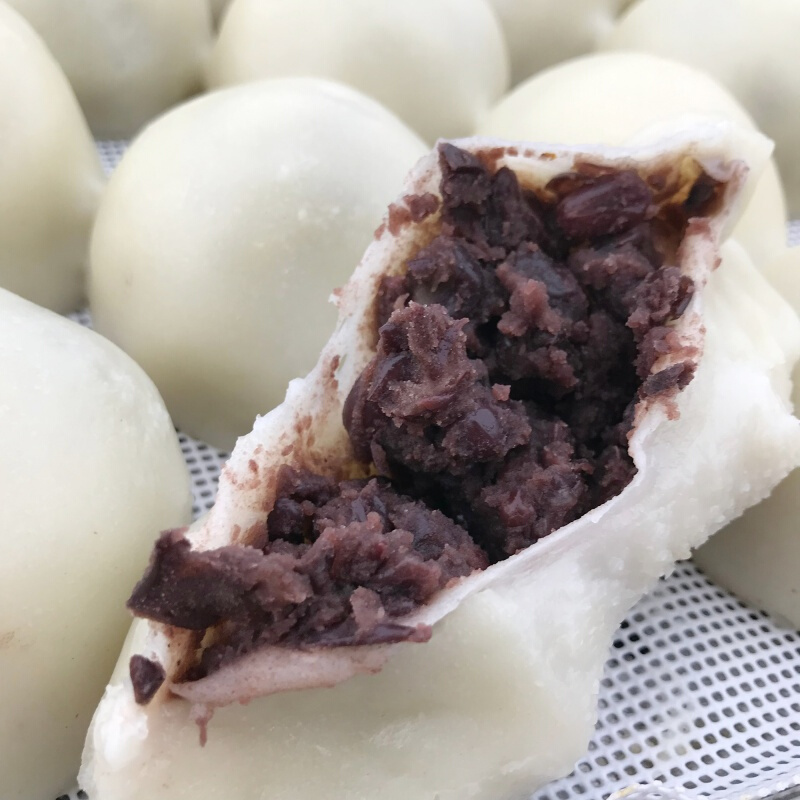 东北特产粘豆包传统手工糯米红豆馅豆包江米包年糕1500克【图片 价格 