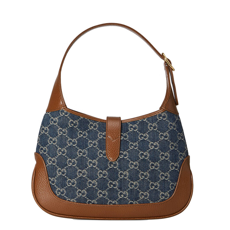 【包税】gucci/古驰 2021春夏新款jackie 1961系列 女士小号深蓝色