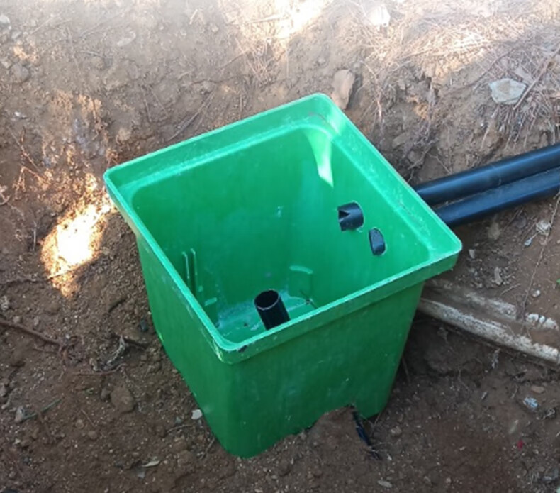 复合树脂成品井盖弱电一体式穿线井电力井盖路灯井盖板手孔井方形 500