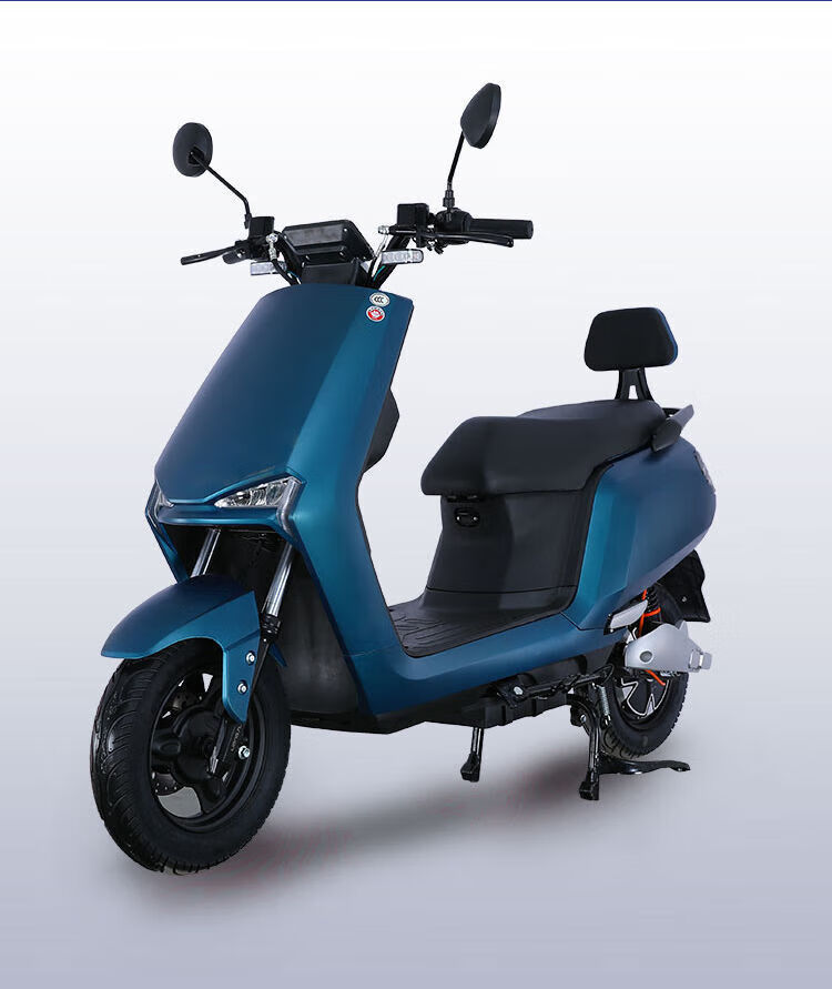 同款全新款n9电动车电瓶车男女60v72v外卖踏板车长跑高速电摩 纯白色