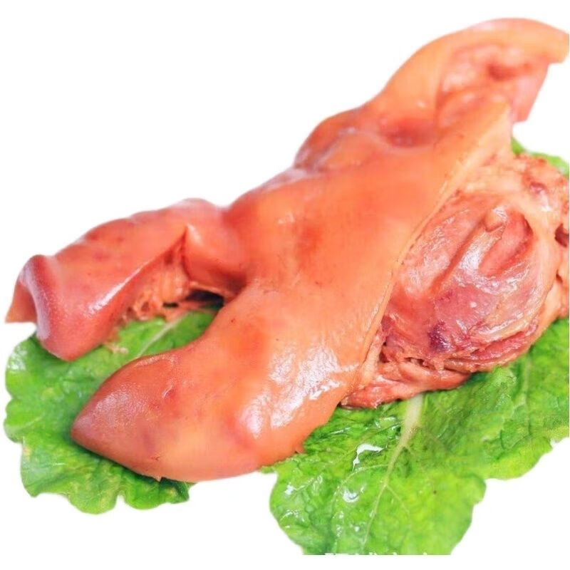 新鲜半成品猪头肉半熟去骨猪半边脸无毛商用家用卤菜店用食材 2斤去骨