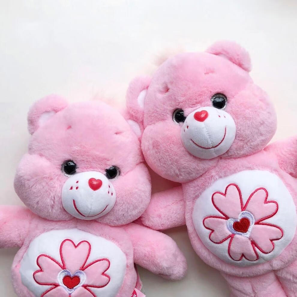 彩虹熊公仔jellybubblecarebears彩虹熊毛绒公仔生日礼物女生61儿童节