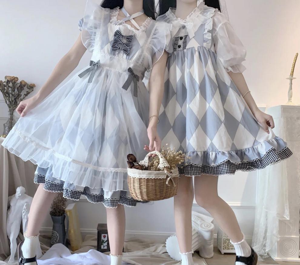 双子lolita裙洛丽塔正牌双子爱丽丝夏季天jsk吊带日常lolita可爱op