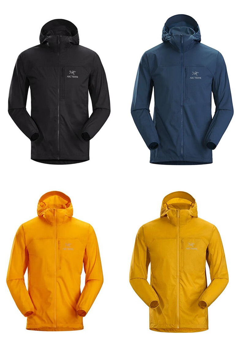 arcteryx始祖鸟 squamish hoody 皮肤衣 男子休闲风衣连帽衫 b4 ether