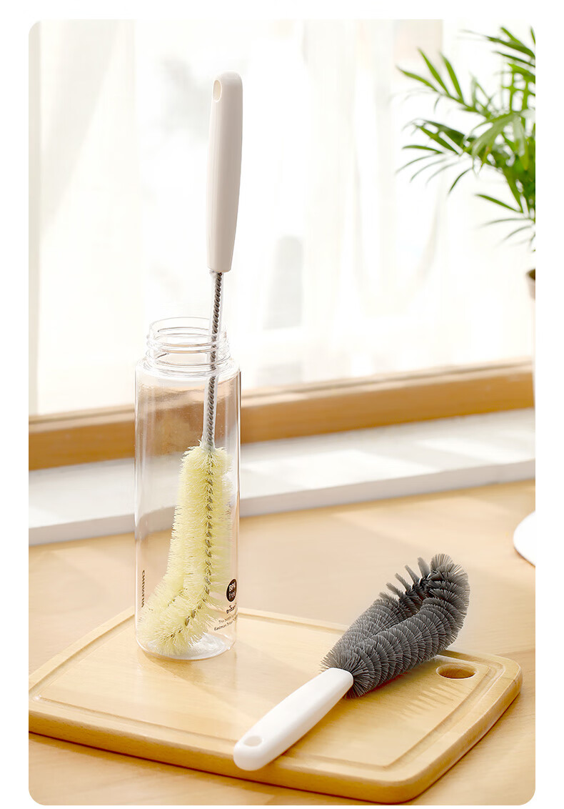 fasola杯刷长柄无死角家用刷水杯清洗神器奶瓶破壁机清洁小刷子长柄杯