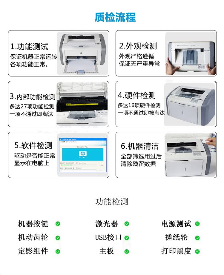 p2055dn自动双面激光网络黑白a4打印机 小型办公家用 惠普2055d 8成新
