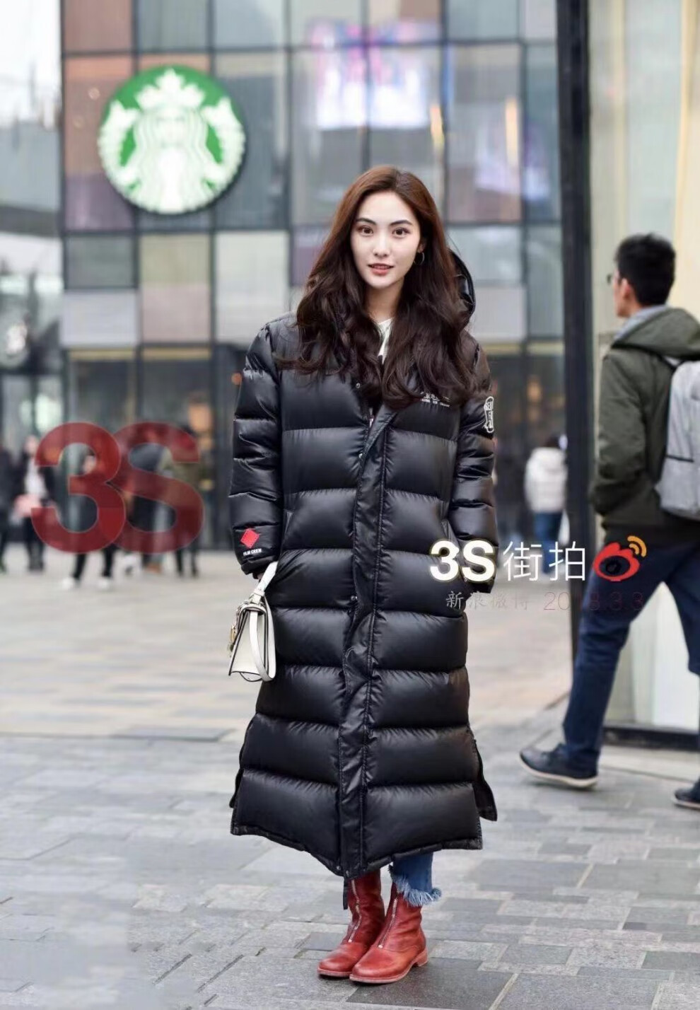 北影校服服装北京电影学院羽绒服加厚北电校服加长款过膝脚踝艺考北影