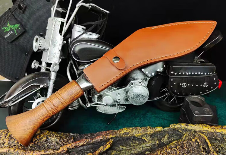 尼泊尔军弯刀大号尼泊尔大号军刃锻打95弹簧防身藏廓尔喀开刃户外生存