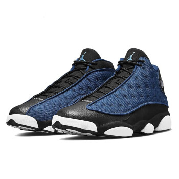 yysports nike耐克air jordan 13男款黑蓝海军蓝 aj13篮球鞋 dj5982