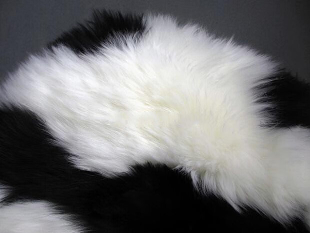 天才小熊猫无脸周边天才小熊猫熊猫pp毛坐垫椅子坐垫羊毛皮毛一体小