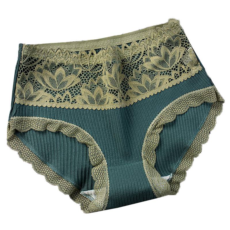 裆大码无痕透气中腰三角女款短裤头底裤衩女士女生517黑色墨绿棕红xl