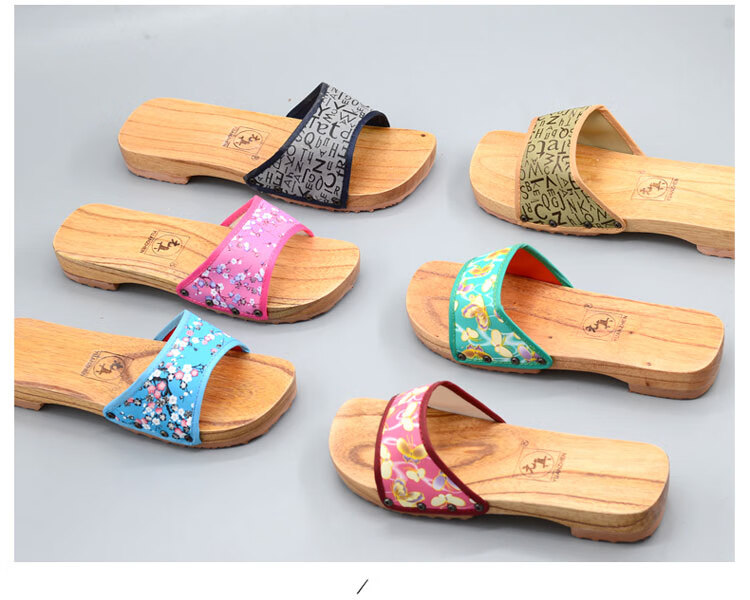 木屐拖鞋男日本式木拖鞋浴室居防滑男女木鞋一字型坡跟情侣洗澡用漆面