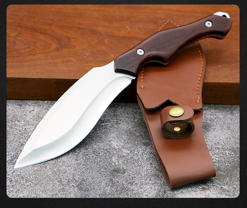 尼泊尔多功能户外刀不锈钢水果刀切肉刀野外求生防身刀户外工具刀 深